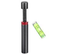 PATIKIL 74-120mm GPU Support Bracket, Graphics Card GPU Stand Brace Video Card Holder with Magnet with Bubble Spirit Level for Home Office Internet Cafes, Black Red