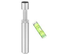 PATIKIL 74-120mm GPU Support Bracket, Graphics Card GPU Stand Brace Video Card Holder with Magnet with Bubble Spirit Level for Home Office Internet Cafes, Silver