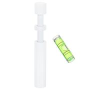 PATIKIL 74-120mm GPU Support Bracket, Graphics Card GPU Stand Brace Video Card Holder with Magnet with Bubble Spirit Level for Home Office Internet Cafes, White