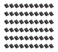 PATIKIL 75 Pcs LED Light Hooks, Outdoor String Light Hanger Waterproof Decor Self Adhesive Light Hanging Clip for Holiday String Light Outside, Black