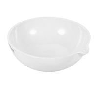 PATIKIL 75ml Porcelain Crucible Dish, Ceramic Evaporation Bowl Cup Pot for Melting Casting Refining
