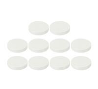 PATIKIL 75mm ID PVC Pipe End Cap Fitting, 8 Pcs Furniture Grade Plug Coupling Socket Adapter for DIY, Garden, White