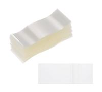 PATIKIL 75x28mm PVC Perforated Shrink Bands, 500Pcs 2 Mil Thick Heat Shrink Seal Wrap Fit for 1.5"-1.75" Cap Diameter Essential Oil Bottles Jars Cans Tin, Clear