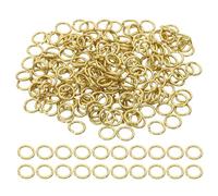 PATIKIL 7mm Open Jump Rings, 200Pcs Solid Copper Round Ring Charm Loops Connectors for Jewelry Making Crystal Garland Necklaces Earrings Keychains Craft DIY, Copper