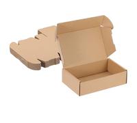 PATIKIL 7x4x2 Inch Small Shipping Boxes, 20 Pcs Corrugated Cardboard Box Gift Boxes for Packing Mailing Moving Packaging Small Business Boxes Brown