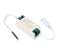 PATIKIL 8-12W 300mA LED Driver, 5 Pack AC 85-265V Output 27-42V DC Female Connector Constant Current Rectifier Transformer External Power Supply, Green