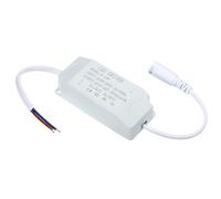 PATIKIL 8-12W 300mA LED Driver, 5 Pack AC 85-265V Output 27-42V DC Female Connector Constant Current Rectifier Transformer External Power Supply White