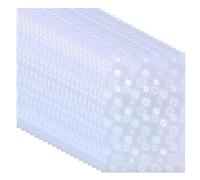 PATIKIL 8.3x5.8 Holographic Sticker Paper, 20Sheets A5 Polypropylene Self-Adhesive Transparent Waterproof Laminate Overlay Film for Photo Cards Scrapbook Decorations, Blossom