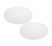 PATIKIL 8.5" Diameter Lampshade Diffuser, 2 Pcs 2.7mm Thick Round Diffuser Sheet for Drum Lampshades, Pendants Light, DIY Light Shield, Translucent White