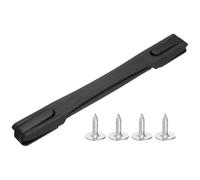 PATIKIL 8.5 Inch Luggage Handle Replacement, Plastic Pull Handle Grip with 4 Screws for Luggage Toolbox Storage Box Case Repair - 5Pcs (Black)