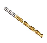 PATIKIL 8.5mm Drill Bit, M42 8% Cobalt High-Speed Steel Jobber Straight Shank 135° Titanium Nitride (TiN) Coated for Hard Metal Stainless Steel - 1 Pack