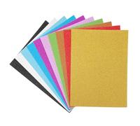 PATIKIL 8.5x11 Glitters Cardstock Set, 10Sheets A4 250GSM Sparkling Thick No-Shed Shimmer Glitters Paper for Scrapbook Card Making DIY Crafts Project Party Decorations, Multicolored