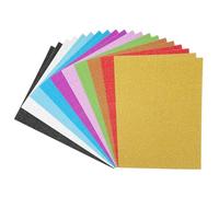 PATIKIL 8.5x11 Glitters Cardstock Set, 20Sheets A4 250GSM Sparkling Thick No-Shed Shimmer Glitters Paper for Scrapbook Card Making DIY Crafts Project Party Decorations, Multicolored