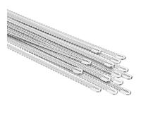 PATIKIL 8.7 Inch Spiral Steel Boning, 15 Pack 5mm Width Steel Spiral Corset Boning Stay for Sewing Corset Underwear Costumes Wedding Dress Making, Silver