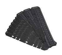 PATIKIL 8.7"x1.8" Bookmark Ruler, 10 Pack Snap-in Ruler Page Marker Book Mark Measuring Tools for A5 Size 6-Hole Binder Notebook, Black