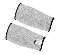 PATIKIL 8" Cut Resistant Sleeves, 1 Pair Level 5 Protection Arm Protectors Safety Arm Guard Thin Skin and Bruising for Men Women, Grey