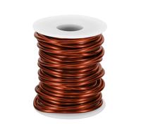 PATIKIL 8 Gauge 3mm Aluminum Craft Wire, 32.8Ft Metal Wire Armature Bendable Wire for Jewelry Making Metal Wrap DIY, Bronze