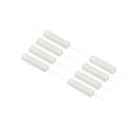 PATIKIL 8 Pcs 1 Ohm Resistors, 10W Ceramic Cement Resistor Power Cement Resistor Kit Tolerance 5% for Power Adapters Audio Computer TV Circuit Board