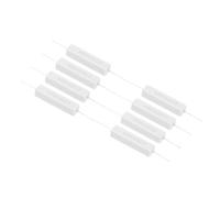 PATIKIL 8 Pcs 10 Ohm Resistors, 10W Ceramic Cement Resistor Power Cement Resistor Kit Tolerance 5% for Power Adapters Audio Computer TV Circuit Board