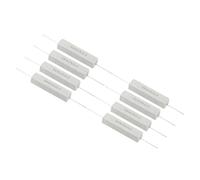 PATIKIL 8 Pcs 15 Ohm Resistors, 10W Ceramic Cement Resistor Power Cement Resistor Kit Tolerance 5% for Power Adapters Audio Computer TV Circuit Board