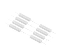 PATIKIL 8 Pcs 2.2 Ohm Resistors, 10W Ceramic Cement Resistor Power Cement Resistor Kit Tolerance 5% for Power Adapters Audio Computer TV Circuit Board