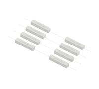 PATIKIL 8 Pcs 3.3 Ohm Resistors, 10W Ceramic Cement Resistor Power Cement Resistor Kit Tolerance 5% for Power Adapters Audio Computer TV Circuit Board