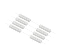 PATIKIL 8 Pcs 4.7 Ohm Resistors, 10W Ceramic Cement Resistor Power Cement Resistor Kit Tolerance 5% for Power Adapters Audio Computer TV Circuit Board