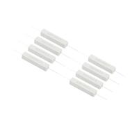 PATIKIL 8 Pcs 8 Ohm Resistors, 10W Ceramic Cement Resistor Power Cement Resistor Kit Tolerance 5% for Power Adapters Audio Computer TV Circuit Board