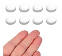 PATIKIL 8 Pcs Convex Lens, 4mm OD 4mm Focal Length Magnifier Lens Optical Lenses Borosilicate Magnifying Glass Flat Convex for DIY Crafts Office Home Science LED Spotlights Flashlights