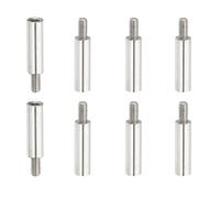 PATIKIL 8 Pcs M3x15+6mm Stainless Steel Standoff Extension Posts Screws,Metric Male Female Thread Adapters Spacer for PCB,Quadcopter Drone,Computer & Circuit Board Assortment Kit