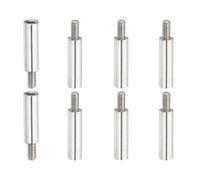 PATIKIL 8 Pcs M3x16+6mm Stainless Steel Standoff Extension Posts Screws,Metric Male Female Thread Adapters Spacer for PCB,Quadcopter Drone,Computer & Circuit Board Assortment Kit