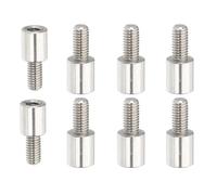 PATIKIL 8 Pcs M3x6+6mm Stainless Steel Standoff Extension Posts Screws,Metric Male Female Thread Adapters Spacer for PCB,Quadcopter Drone,Computer & Circuit Board Assortment Kit