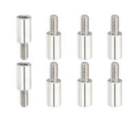 PATIKIL 8 Pcs M3x9+6mm Stainless Steel Standoff Extension Posts Screws,Metric Male Female Thread Adapters Spacer for PCB,Quadcopter Drone,Computer & Circuit Board Assortment Kit