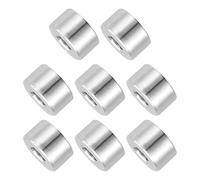 PATIKIL 8 Pcs Stainless Steel Spacers, 6mm ID x 14mm OD x 8mm Height 304 Stainless Steel Bushing Screw Standoff Unthreaded Round Spacer for 1/4"M6 Screws Bolts Nuts