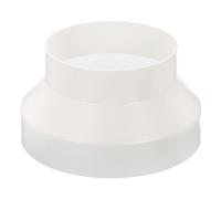 PATIKIL 8" to 6" Duct Reducer, ABS Ducting Airflow Tube Increaser Adapter Pipe Fitting for HVAC Heating Cooling Air Ventilation Systems