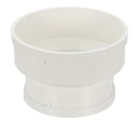 PATIKIL 8" to 6" Duct Reducer, PVC Pipe Increaser Adapter Ducting Airflow Tube Pipe Fitting for DWV (Drain, Waste and Vent) Ventilation Ducting, White
