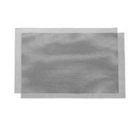 PATIKIL 8 x 10 Inch Wire Mesh, 2 PCS 304 Stainless Steel Woven Air Vent Filter 1mm Hole 0.3mm Wire Dia PVC Coated Mesh Cover Fence Screen Sheets for Cage Garden Window DIY, Black