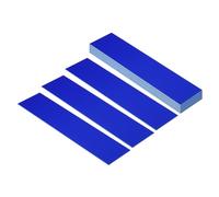 PATIKIL 8"x2" Blank Name Plates, 12 Pack Custom Engraved Name Plate Rectangle Laser Engraving Blanks for Personalized Nameplates Office Desk DIY Painting Supplies, Blue, White