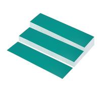 PATIKIL 8"x2" Blank Name Plates, 30 Pack Custom Engraved Name Plate Rectangle Laser Engraving Blanks for Personalized Nameplates Office Door DIY Painting Supplies, Dark Green, White