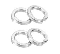 PATIKIL 80 Pcs Split Lock Washer, M6 Spring Lock Washer 304 Stainless Steel Lock Washers Assortment Kit for Screws Bolts, Silver