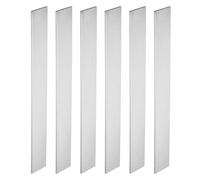 PATIKIL 80CRV2 Steel Flat Bar, 6 Pcs 12" x 1 1/2" x 1/8" Knife Making Steel Iron Stock for Forging Blade Knife Sword Chopper
