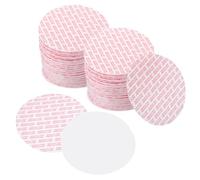 PATIKIL 80mm/3.12inch Foam Lid Liner, 100Pcs PS Foam Resistant Tamper Pressure Sensitive Seal for Bottle Cap Liners Seals, White Red