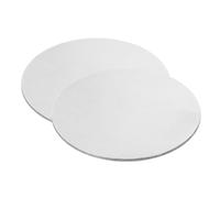 PATIKIL 80mm Steel Disc, 2Pcs Metal Stamping Blanks Tags Circle Round Metal Plate Strike DIY 304 Stainless Steel for Laser Engraving Stamping Craft Name Tag