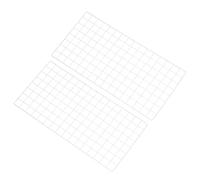 PATIKIL 80x40cm Wire Grid Panel, 2 Pack Board Photo Pictures Memo Display Grid Panels Hanging Organizer Wall Decorative Panel for Home Office Wedding, White