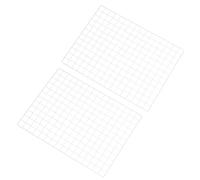 PATIKIL 80x60cm Wire Grid Panel, 2 Pack Board Photo Pictures Memo Display Grid Panels Hanging Organizer Wall Decorative Panel for Home Office Wedding, White