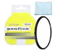 PATIKIL 82mm UV Filter, 1 PCS UV Protection Filter SLIM UV Camera Lens Filter Aluminum Optical Camera Accessory Crystal Clear Pics for 82mm Camera Lens Filter Photography Picture