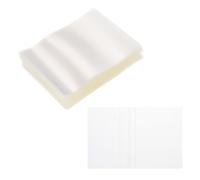 PATIKIL 86x56mm PVC Perforated Shrink Bands, 100Pcs 2 Mil Thick Heat Shrink Seal Wrap Fit for 1.75"-2" Cap Diameter Essential Oil Bottles Jars Cans Tin, Clear