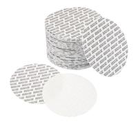 PATIKIL 89mm/3.5" Foam Lid Liner, 200 Pack Adhesive PS Foam Lid Liner Pressure Sensitive Seal Cap Liners Resistant Tamper for Plastic Glass Jar Bottle Cap Seals