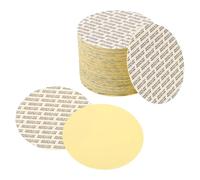 PATIKIL 89mm/3.5inch Pressure Sensitive Seal, 100 Pack Adhesive PS Foam Lid Cap Liners Resistant Tamper with Dustproof Paper Back for Plastic Glass Jar Bottle Cap Seals
