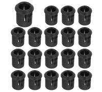 PATIKIL 8mm Emitting Diode Holder, 50 Pcs Plastic LED Holder Clip Mounting Bracket Socket Cap for Lamp Bulb Bezel Mount Panel LED Display, Black